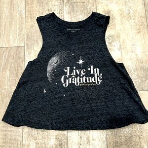 Spiritual Gangster Live in Gratitude Tank Top XS